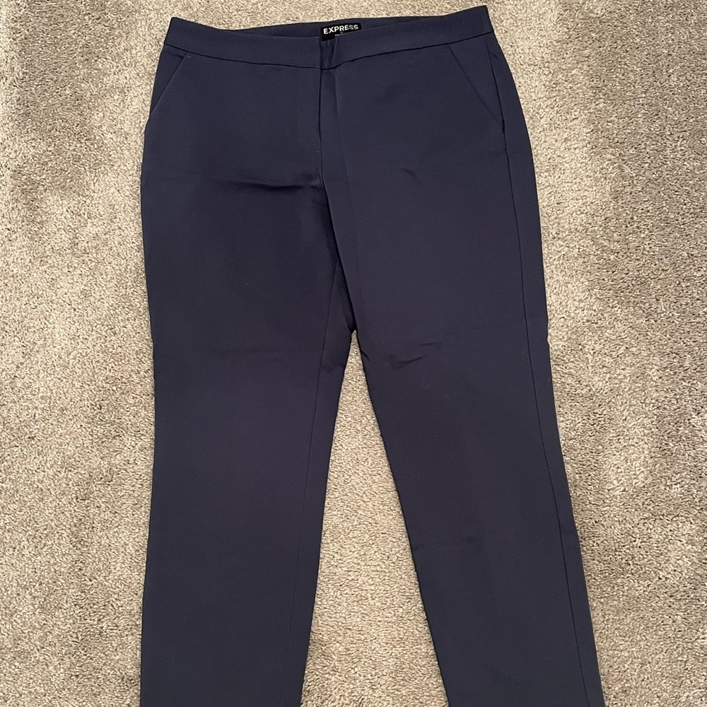 Navy blue dress pants from express. Worn once. In great condition. Size 12